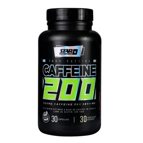 Cafeina Star Nutrition 200mg 30 capsulas